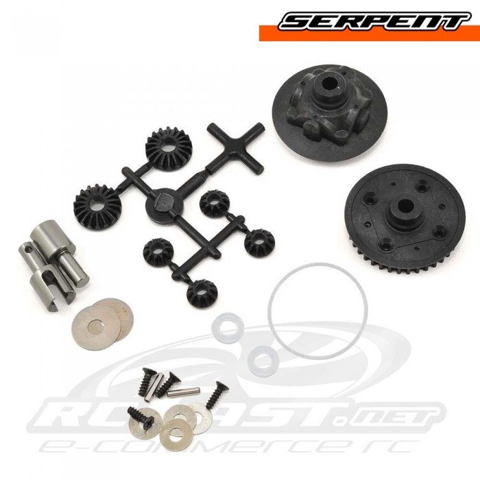 Diff Traseiro Completo V3 Serpent Eryx / S411 / 4X Pro