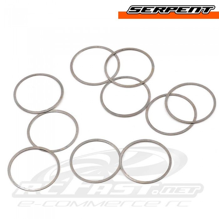 Arruelas de Diff. 14x15.6x0.2mm Serpent GT / Buggy / Truggy