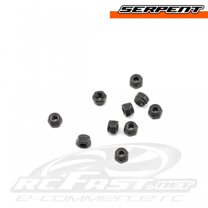 Porca Parlock M3 Baixa Serpent