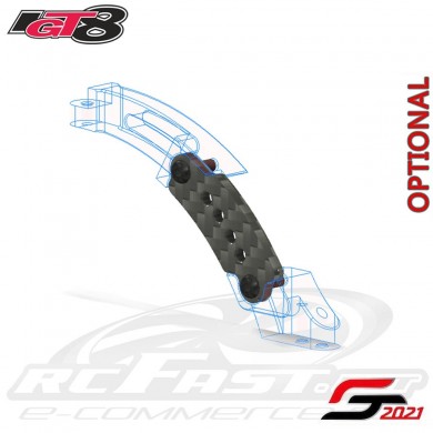 Lamina 2.0mm Carbono Stiffener Ajustável Dianteiro IGT8