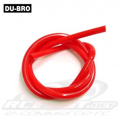 Tubo de Silicone p/ Comb. Dubro (Vermelho) 60cm