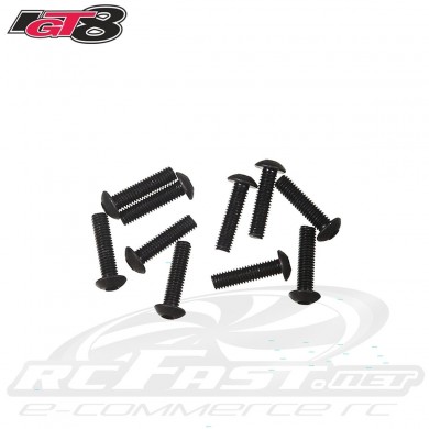 Parafuso Allen M3x12mm Cabeça Abaulada IGT8