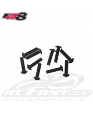 Parafuso Allen M3x10mm Cabeça Abaulada IGT8