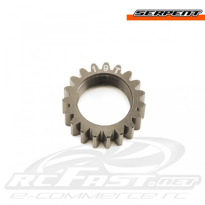 Pinhão 19T Alum.- 1ª Marcha XLI Gen2 Serpent SRX8 GT / Viper