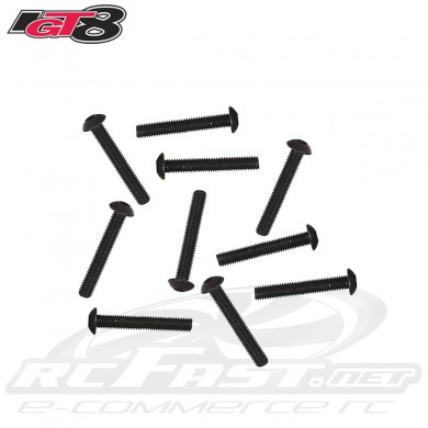 Parafuso Allen M3x20mm Cabeça Abaulada IGT8