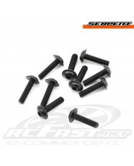 Parafuso Montante do Motor Flangeado M4x10mm Serpent