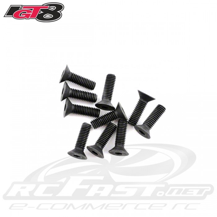 Parafuso Allen M3x10mm Cabeça Chata IGT8