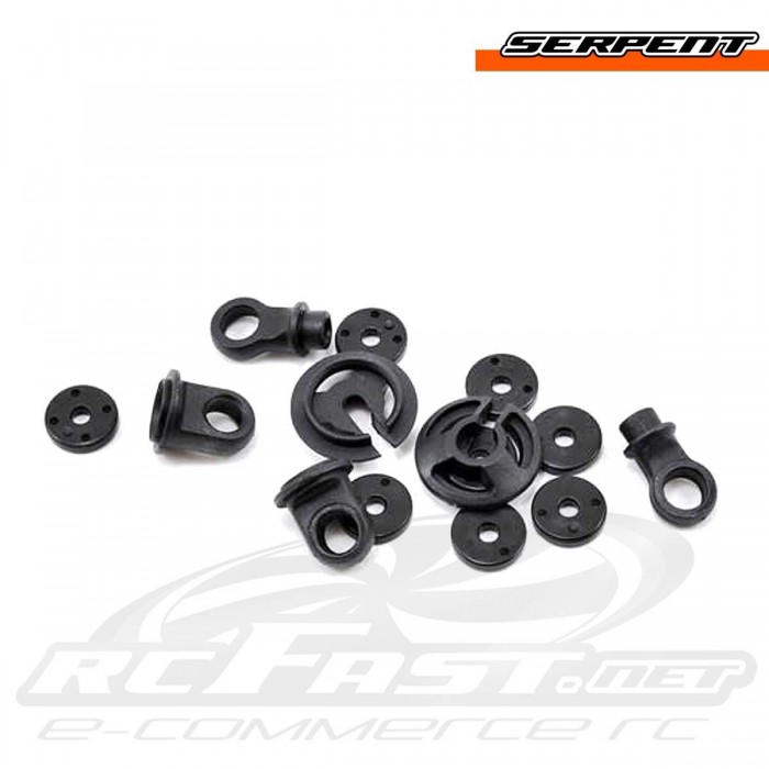 Partes Plásticas Amortecedor Curto Serpent 747 / 733 / S411 / F110