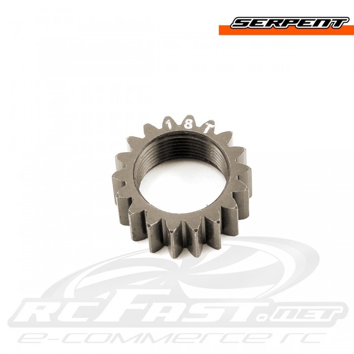 Pinhão 18T Alum.- 1ª Marcha XLI Gen2 Serpent SRX8 GT / Viper