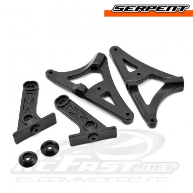 Montante (Baixo) Asa Traseira Serpent Buggy EP / Truggy EP