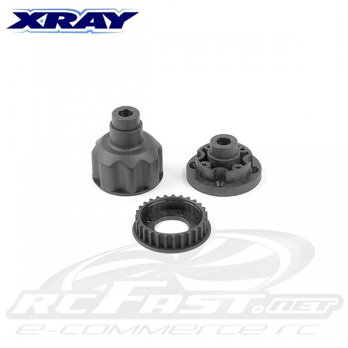 Caixa e Pulley 27T de Diferencial Dianteiro Xray NT1
