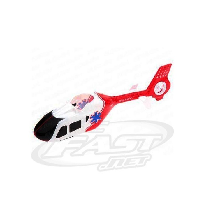 Fuselagem Vermelha Micro Heli Nine Eagles EC-135