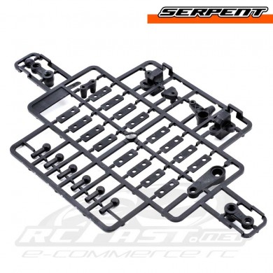 Partes Plásticas Montante Servo Serpent GT / Buggy / Truggy