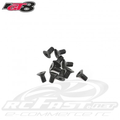 Parafuso Allen M3x6mm Cabeça Chata IGT8