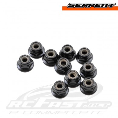 Porca de Roda 4mm Flangeada Serpent