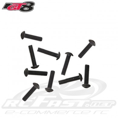 Parafuso Allen M3x14mm Cabeça Abaulada IGT8