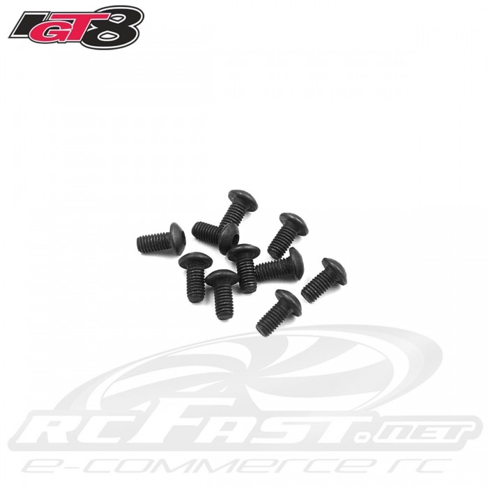 Parafuso Allen M3x6mm Cabeça Abaulada IGT8