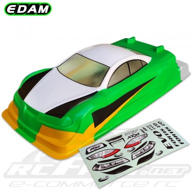 Bolha Edam Pintada Mitsubishi Evolution 1/10 (200mm) - Verde