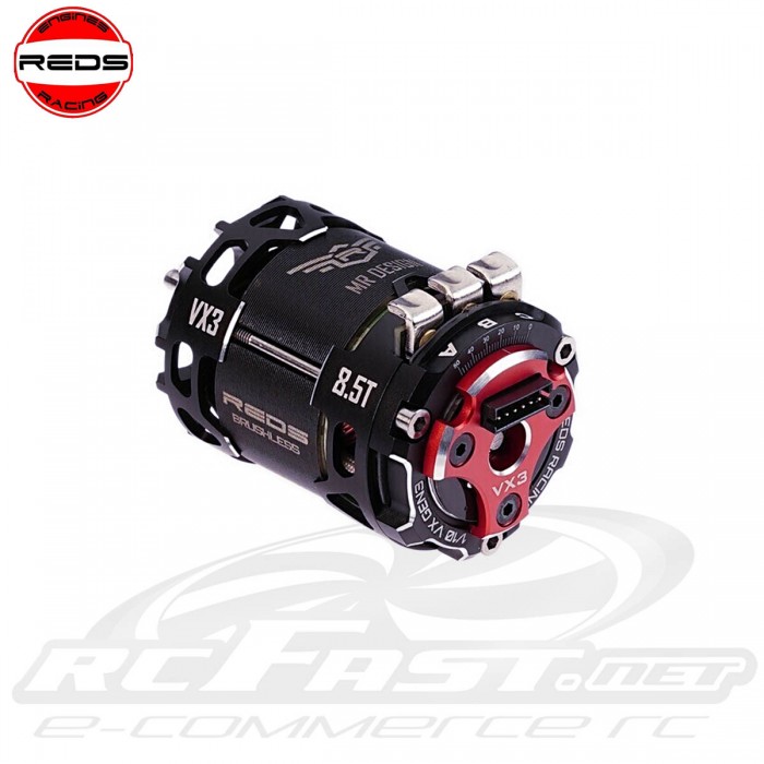 Motor Elétrico 8.5T Brushless VX3 540 REDS