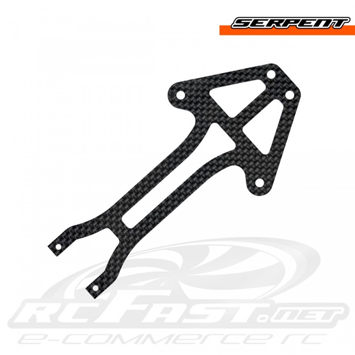 Placa Carbono Superior Dianteira Serpent SRX8 GTE