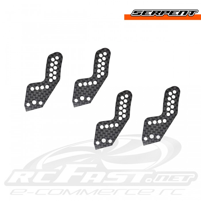 Carbono Bloco Alumínio Traseiro Serpent SRX8 GT / GTE