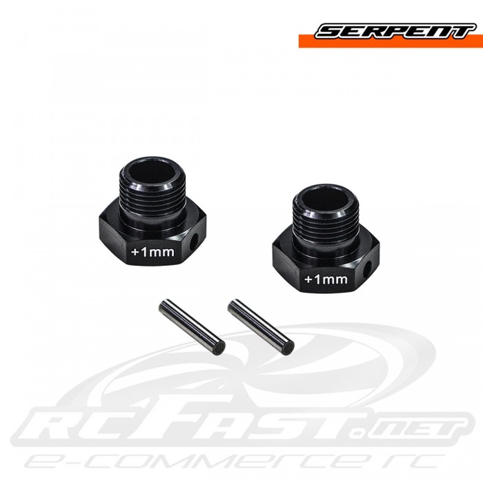 Sextavado Roda Off Set +1mm Serpent SRX8 Buggy / GT