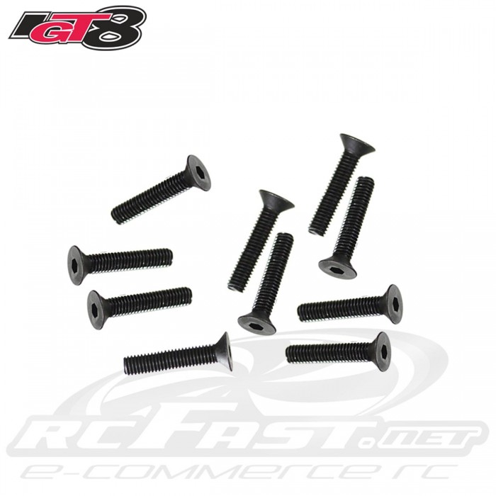 Parafuso Allen M3x14mm Cabeça Chata IGT8