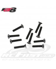 Parafuso Allen M3x12mm Cabeça Chata IGT8