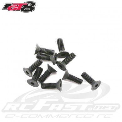 Parafuso Allen M4x10mm Cabeça Chata IGT8