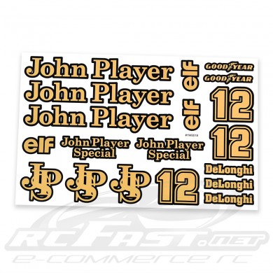 Adesivo Recortado John Player Special