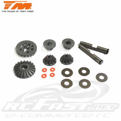 Conjunto de Engrenagens do Diff Team Magic G4