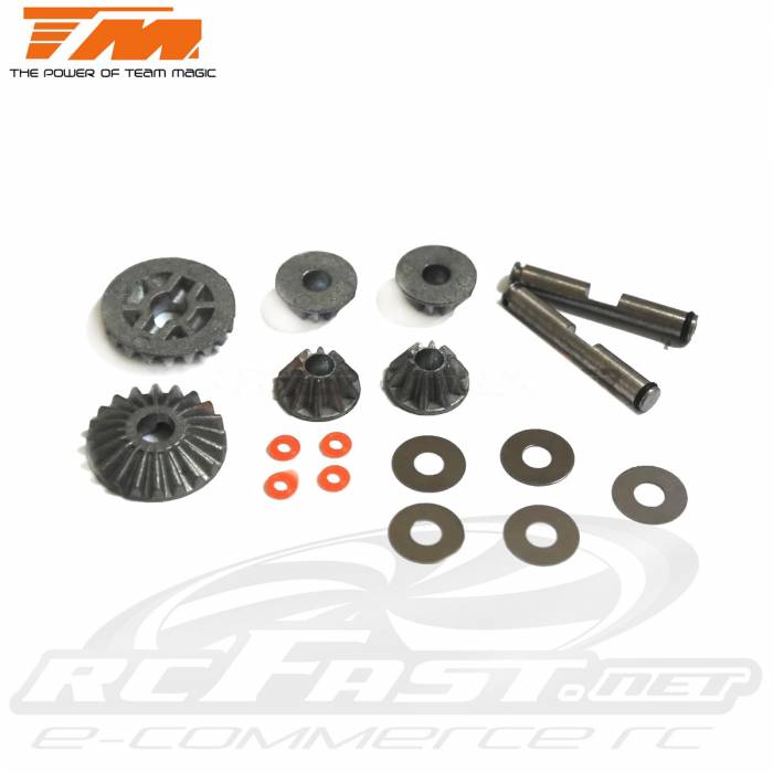 Conjunto de Engrenagens do Diff Team Magic G4