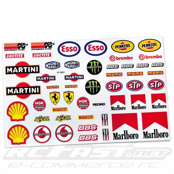 Adesivo Recortado Bolha 1/10 Mix 01