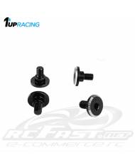 Parafuso Allen M3x4mm Alumínio p/ Servo - 1UP Racing Laranja