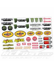 Adesivo Recortado Bolha Monster Pink