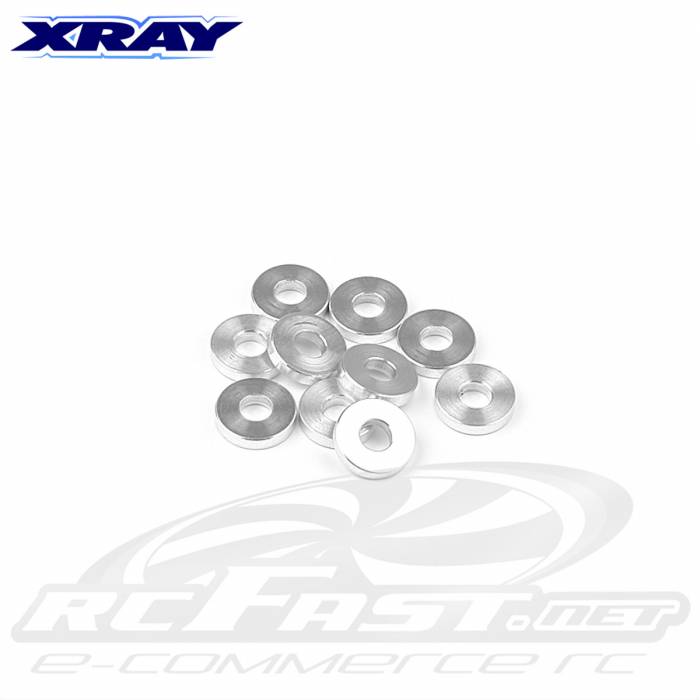Arruela Alumínio 3x7.5x1.5mm Xray T4 (10)