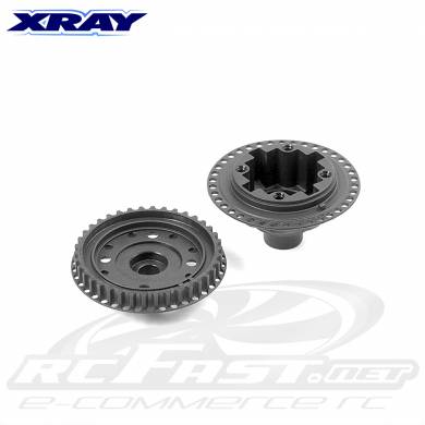 Caixa e Pulley de Diferencial Traseiro Xray T4