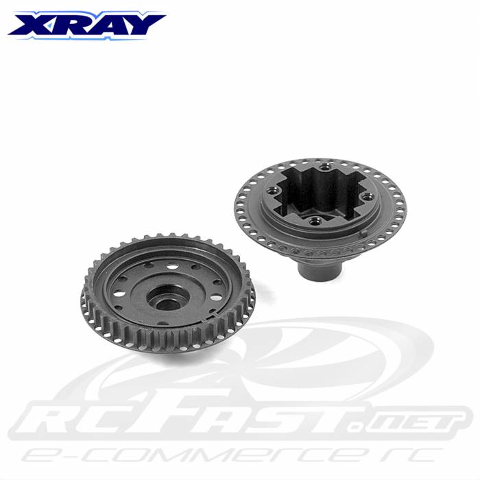 Caixa e Pulley de Diferencial Traseiro Xray T4