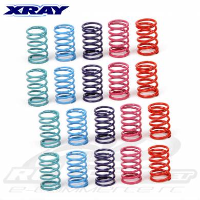 Conjunto de Molas Amortecedor Xray NT1 / RX8 / T3