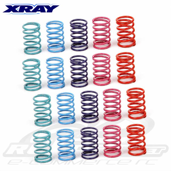 Conjunto de Molas Amortecedor Xray NT1 / RX8 / T3