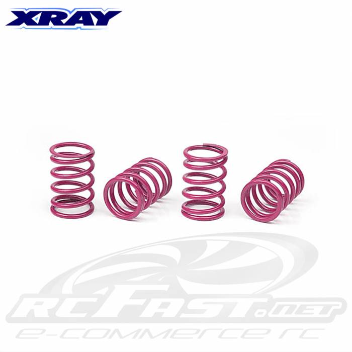 Mola Amortecedor 1.8 Roxa Média Dura Xray NT1