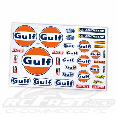 Adesivo Recortado Bolha Gulf