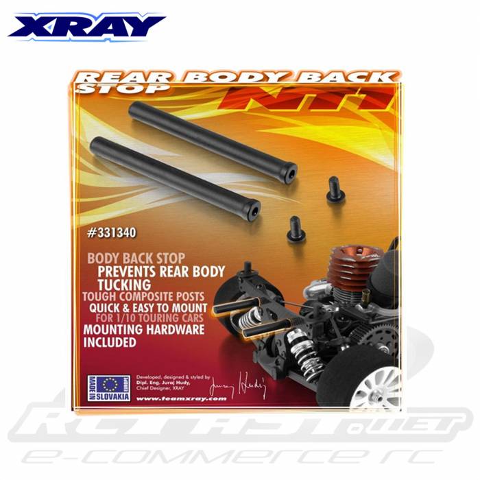 Poste Horizontal Traseiro sem Furos do Grampos Xray NT1