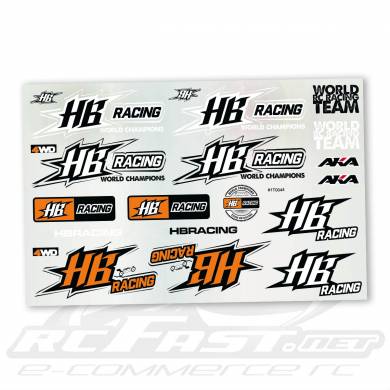 Adesivo Recortado HB Racing
