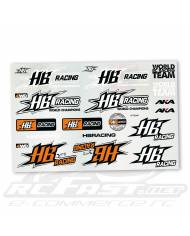 Adesivo Recortado HB Racing