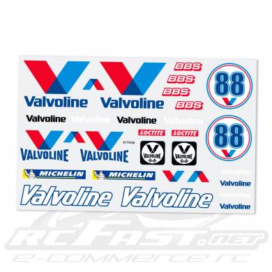 Adesivo Recortado Valvoline