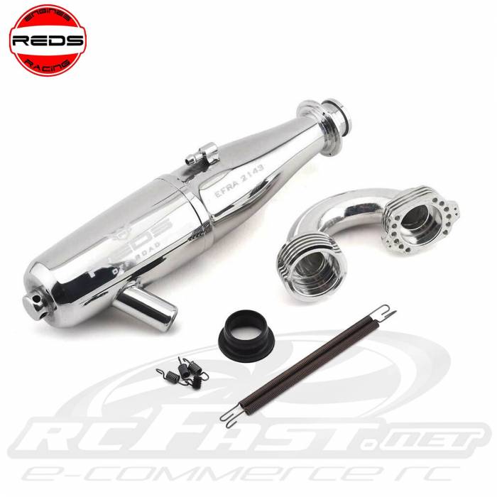 Pipa In-Line 2143 + Cotovelo M Off Road REDS