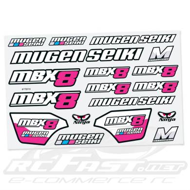 Adesivo Recortado Mugen MBX8 Pink