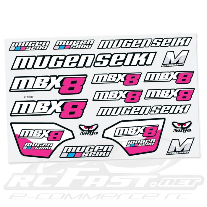 Adesivo Recortado Mugen MBX8 Pink