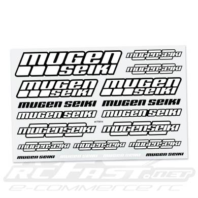 Adesivo Recortado Mugen Seiki Branco